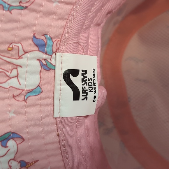 Surf Style Girls Unicorn Pink Bucket Hat - Picture 4 of 4